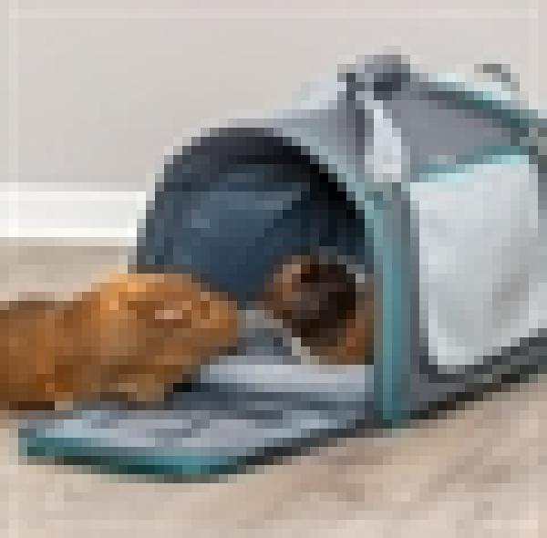 Reisetasche Vicky mit herausnehmbaren Kissen Grau Trixie